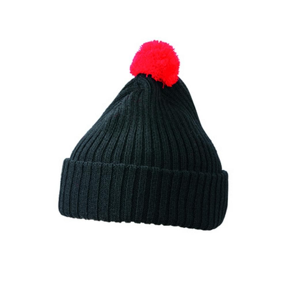 Myrtle Beach Adults Unisex Knitted Cap With Pompom