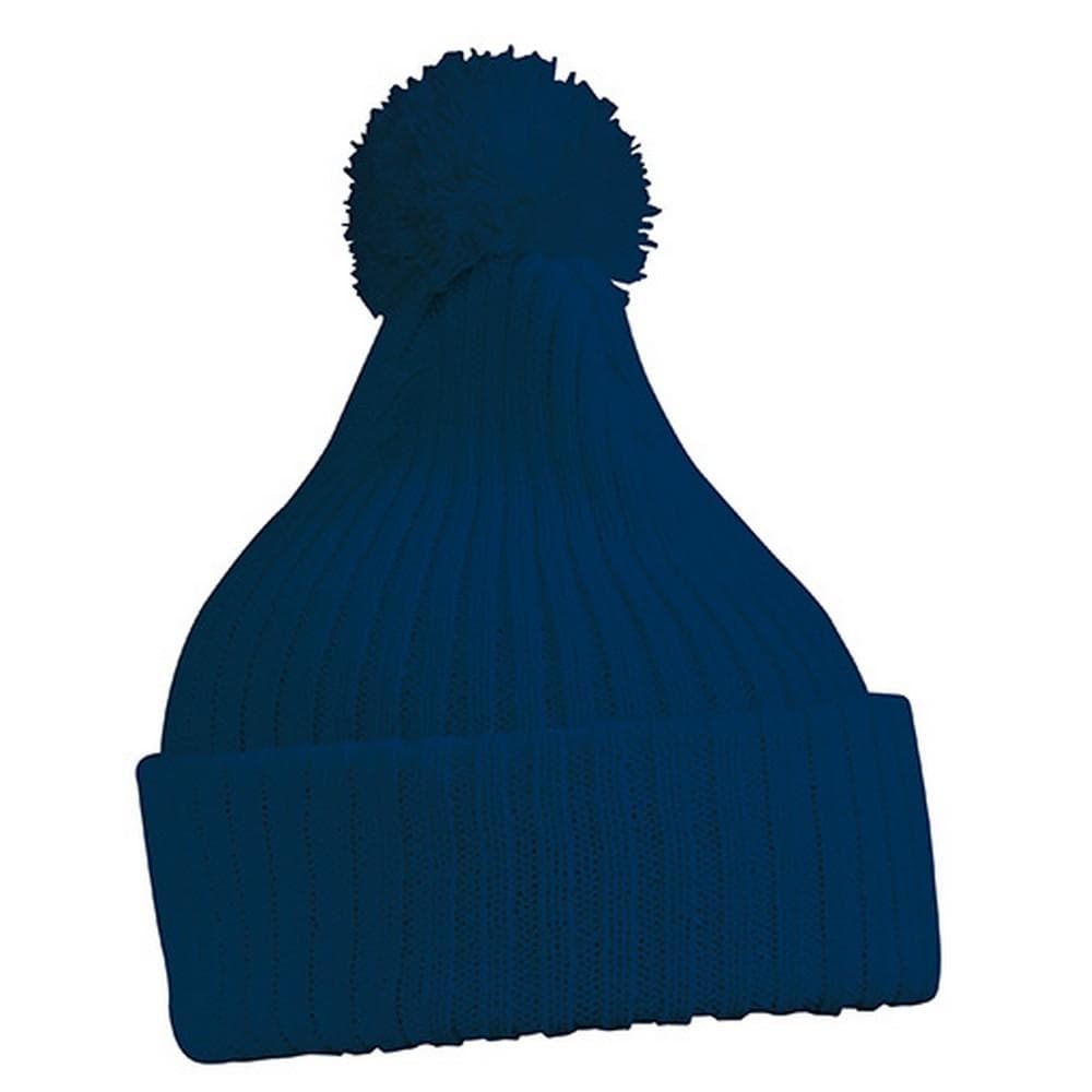 Myrtle Beach Adults Unisex Knitted Cap With Pompom