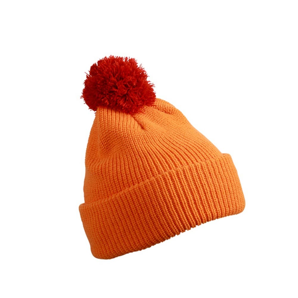 Myrtle Beach Adults Unisex Pompom Hat With Brim