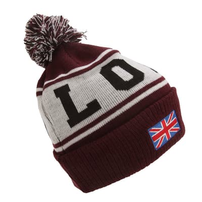 Devoted II Unisex London Design Pom Pom Pom Vintermåtte