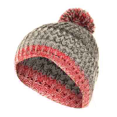 FLOSO Mens / Womens Unisex Two-Tone Winter Bobble Beanie Hat