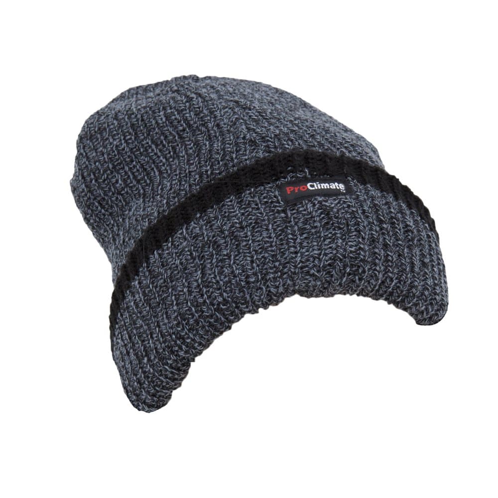 Mens Thinsulate Knitted Thermal Heavy Winter/Ski Hat (3M 40g)