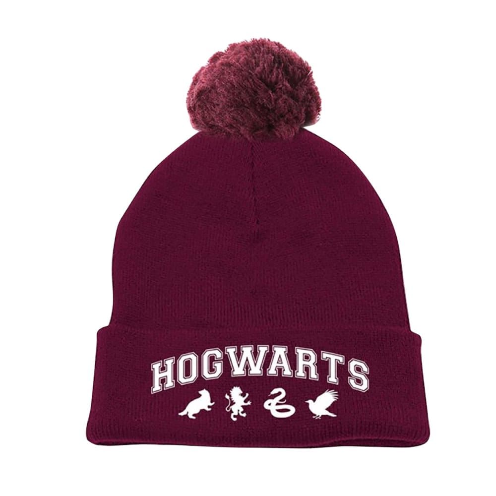 Harry Potter Hogwarts Pompom Beanie