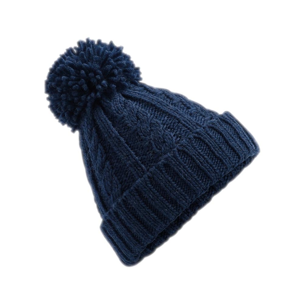 Beechfield Cable Knit Melange Beanie