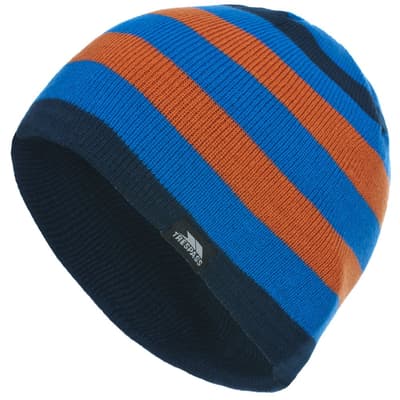 Trespass Mens Milton Striped Winter Beanie Hat
