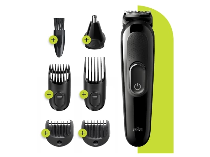 Braun 81705177 skæg- og hårtrimmer Sort