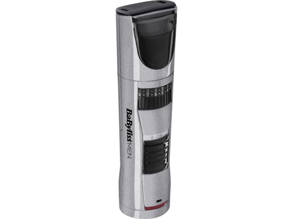 BaByliss T831E, Tvättbar, AC/Batteri, Svart, Silver