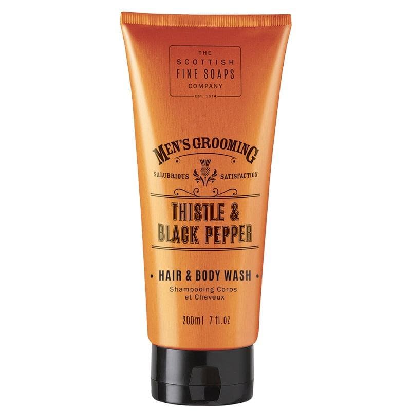 Scottish Fine Soaps Thistle & Black Pepper Hair & Body Wash 200ml