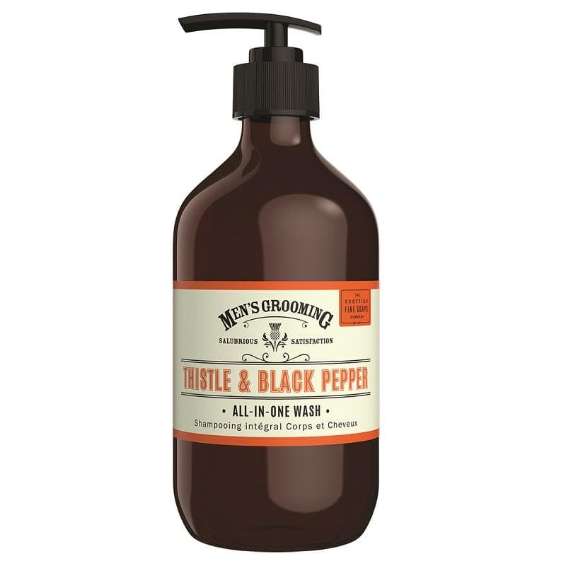 Scottish Fine Soaps Thistle & Black Pepper All-In-One Wash 500ml