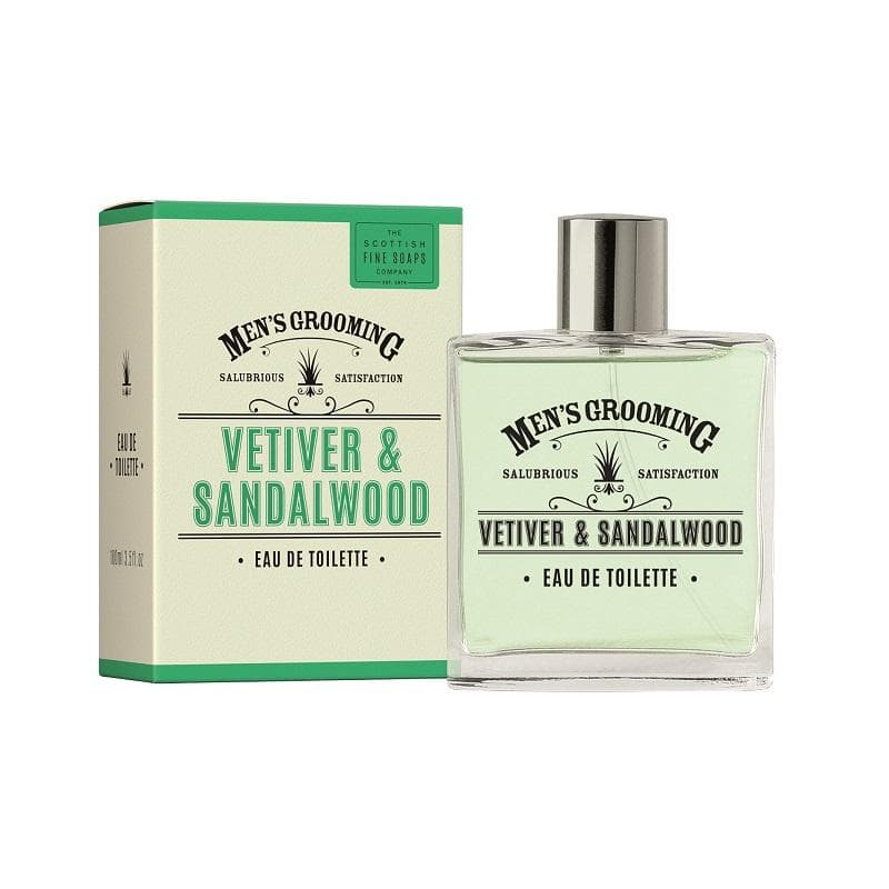 Scottish Fine Soaps Vetiver & Sandalwood Edt 100ml