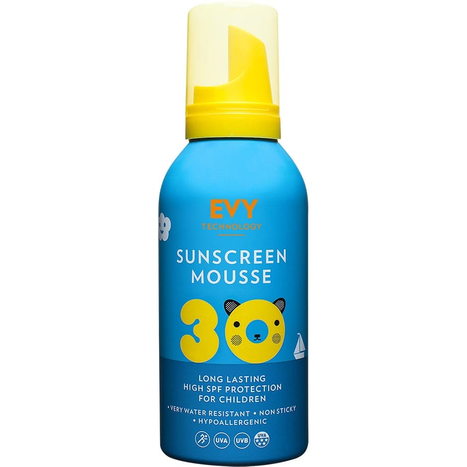 EVY Technology, Sunscreen Mousse For Kids SPF30, 150 ml