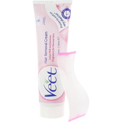 Veet, Hair Removal Cream Lotus Milk & Jasmine, 100 ml