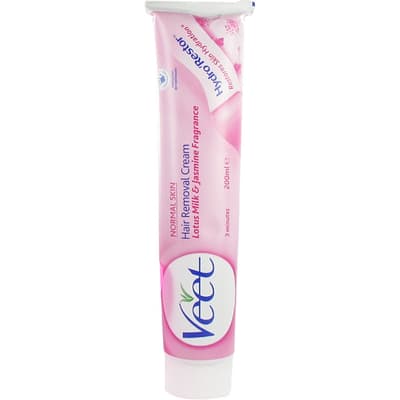 Veet, Hair Removal Cream Lotus Milk & Jasmine, 200 ml