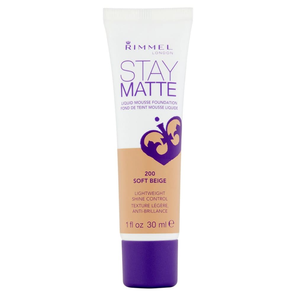 Rimmel Stay Matte Foundation 200 Soft Beige 30ml