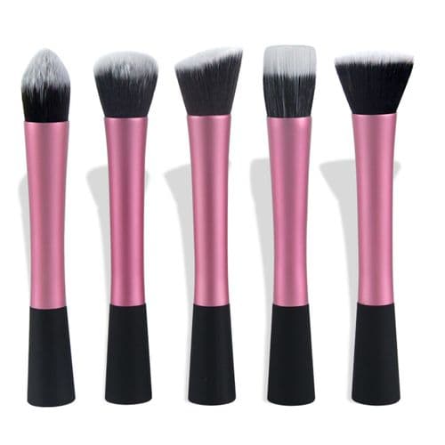 5 pcs. Pink Make-up / makeup brushes of good quality