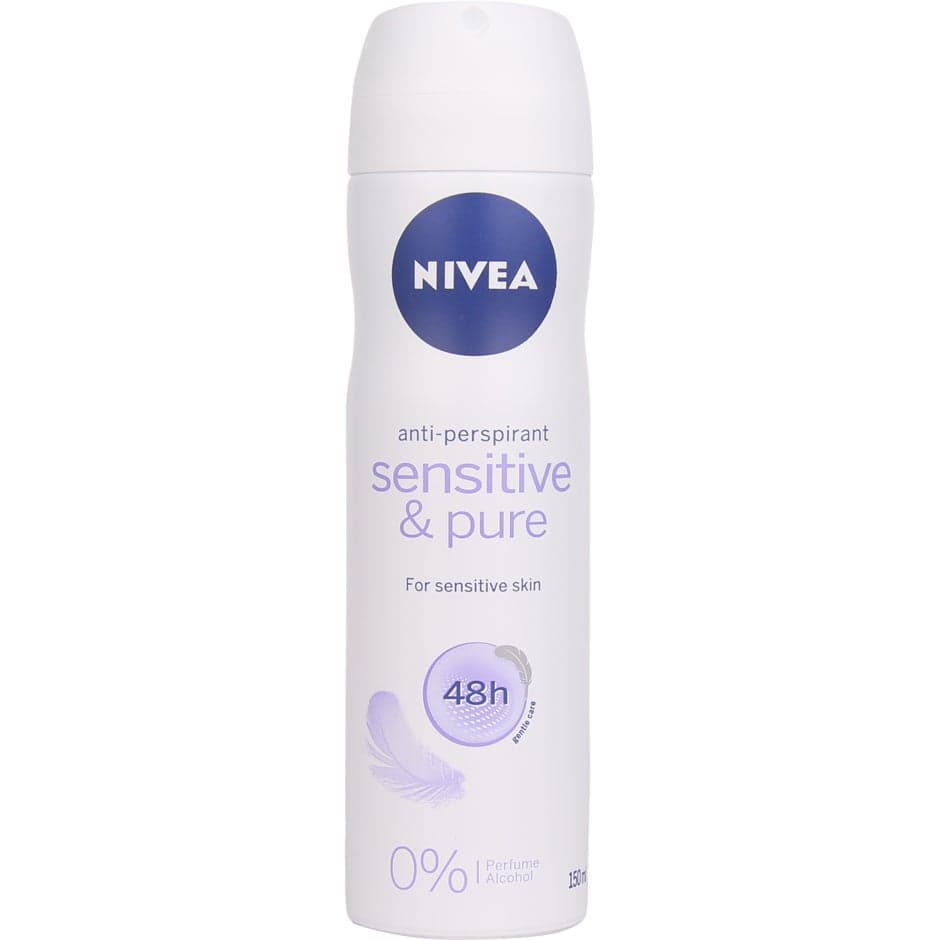 Nivea, Sensitive & Pure 48h, 150 ml