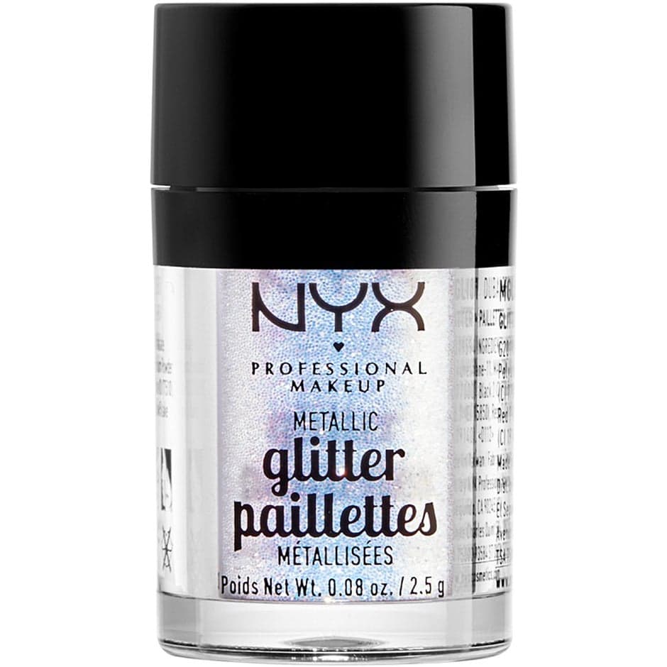 NYX Professional Makeup, Metallic Glitter, 2.5 g