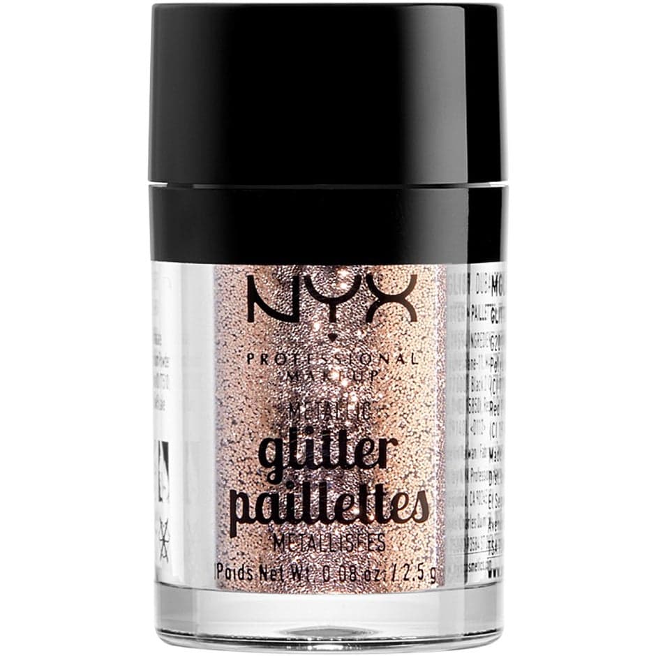 NYX Professional Makeup, Metallic Glitter, 2.5 g