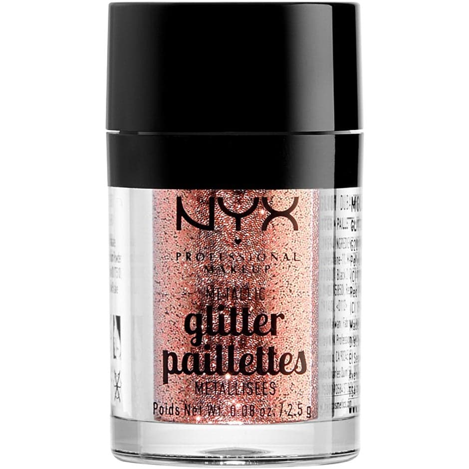 NYX Professional Makeup, Metallic Glitter, 2.5 g