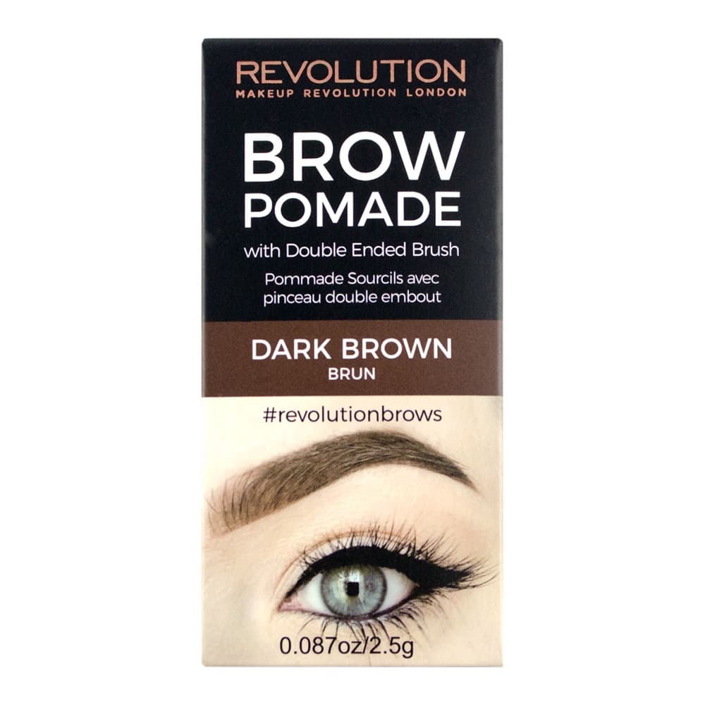 Makeup Revolution Brow Pomade - Dark Brown