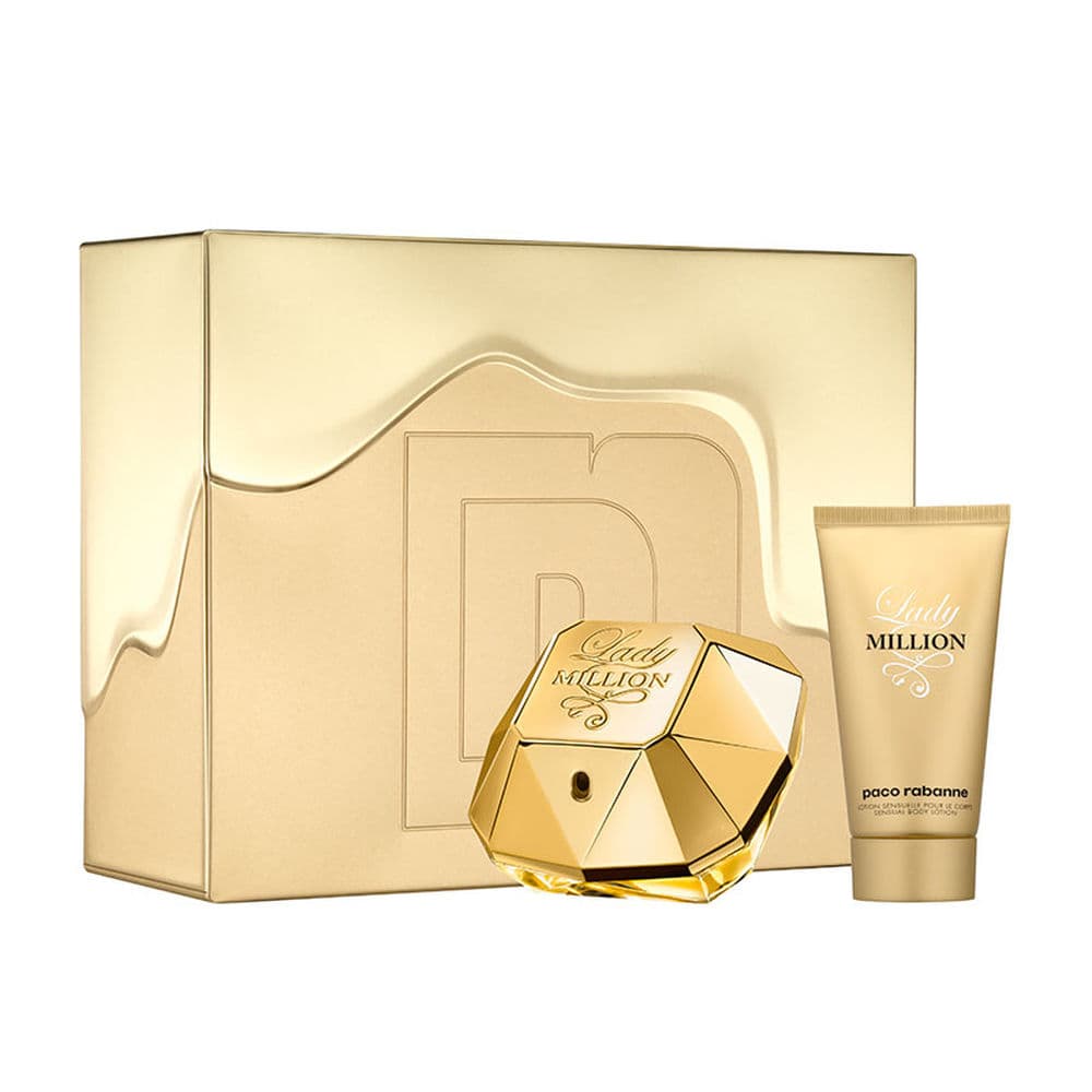 Giftset Paco Rabanne Lady Million Edp 50ml + Body Lotion 75ml