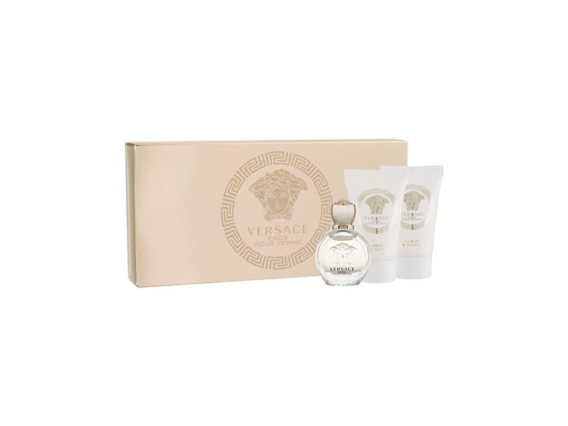 Giftset Versace Eros Pour Femme Edp 5ml + SG 25ml + BL 25ml