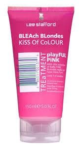 Lee Stafford Bleach Blonde Kiss Of Colour Playful Pink Treatment 150ml
