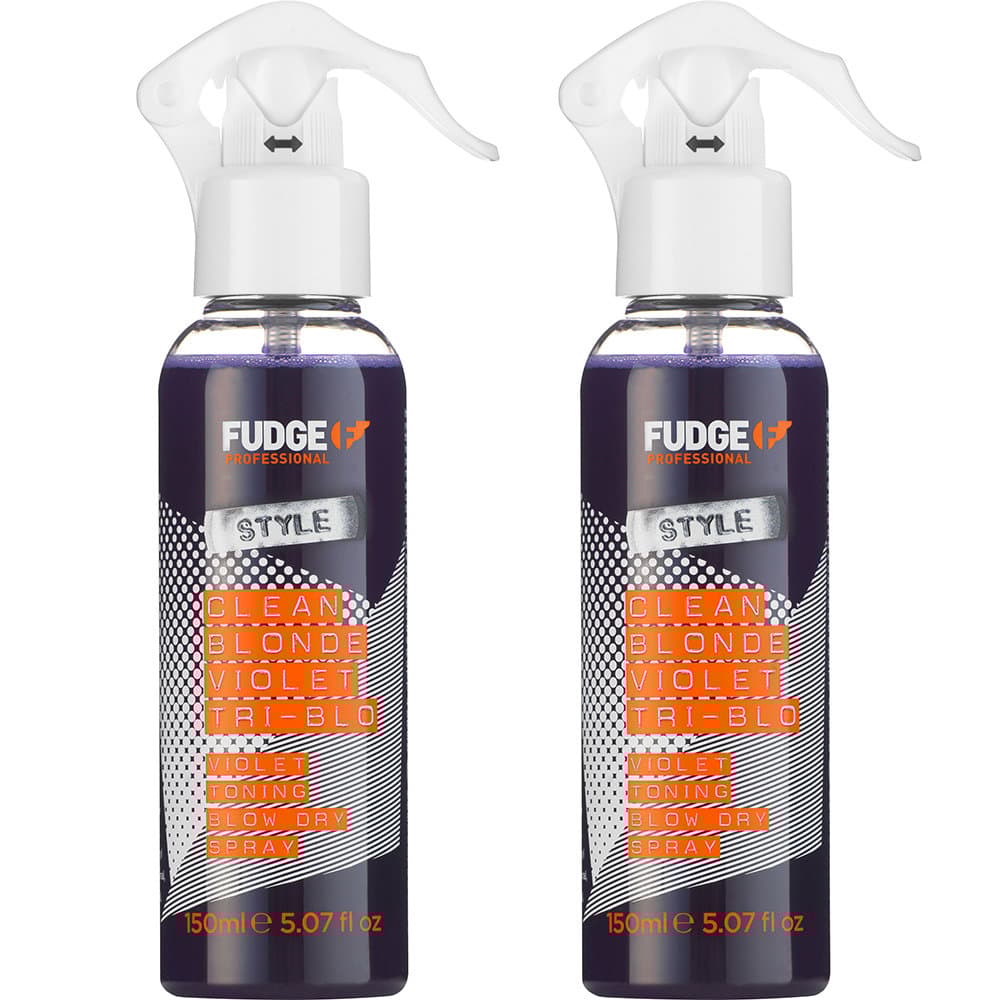 2 - Pack Fudge Clean Blonde Violet Tri-Blo 150ml