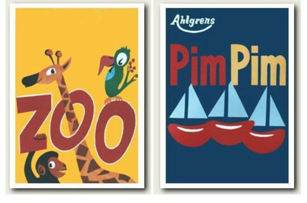 2-pack posters ZOO och PimPim