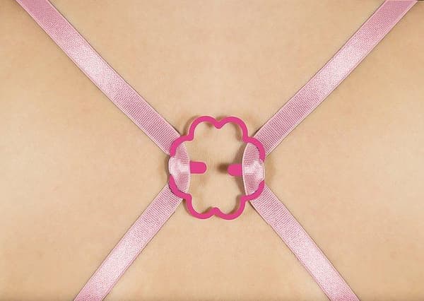 Bye Bra Curved Clips 4-pack Pink