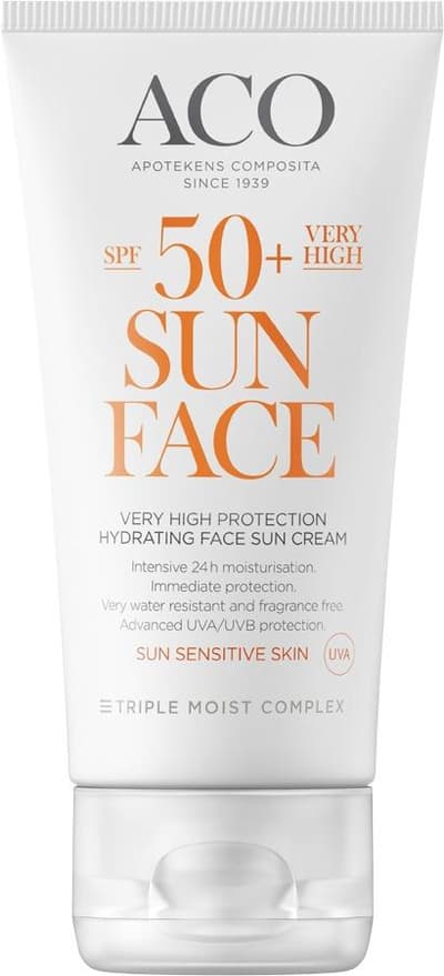 ACO Sol Face Sun Cream Spf 50 50ml