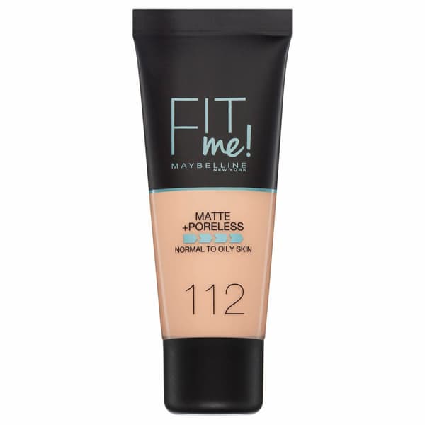 Maybelline Fit Me Matte + Poreless Foundation - 112 Soft Beige