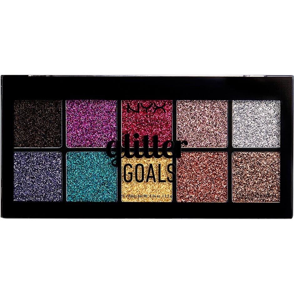NYX Professional Makeup, Glitter Goals Cream Pro Palette,