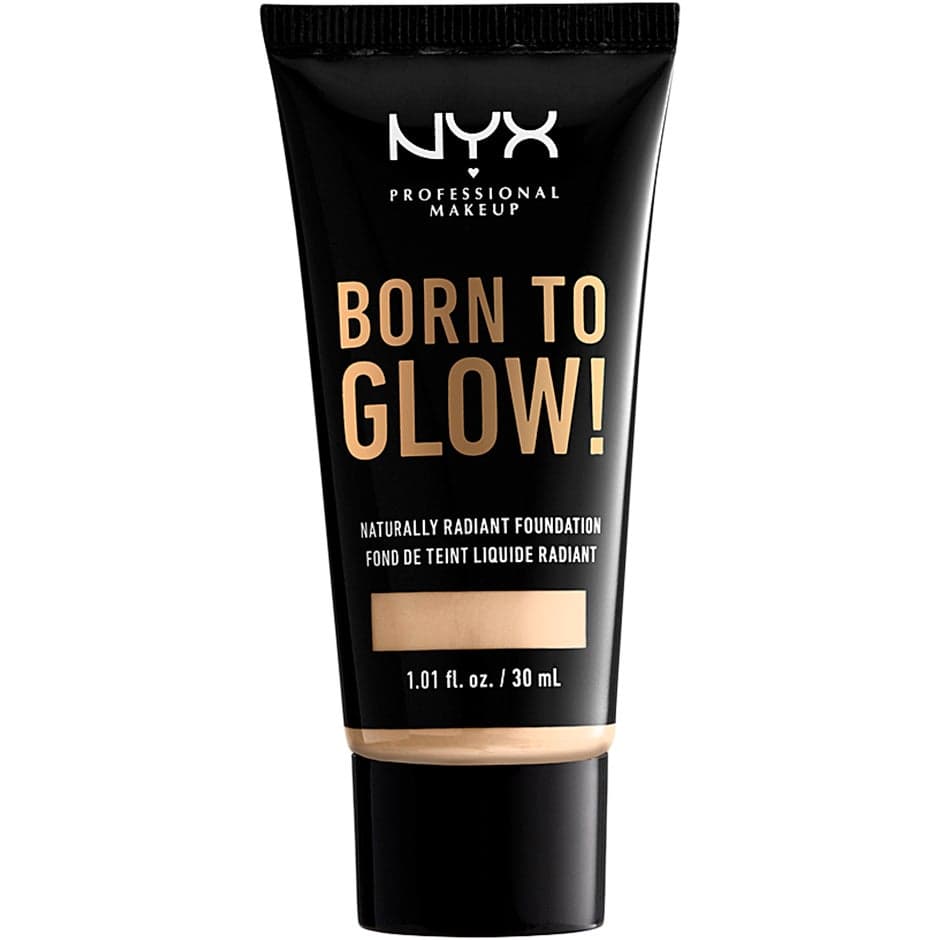 NYX Professional Makeup, Born To Glow Naturally Radiant Foundation,