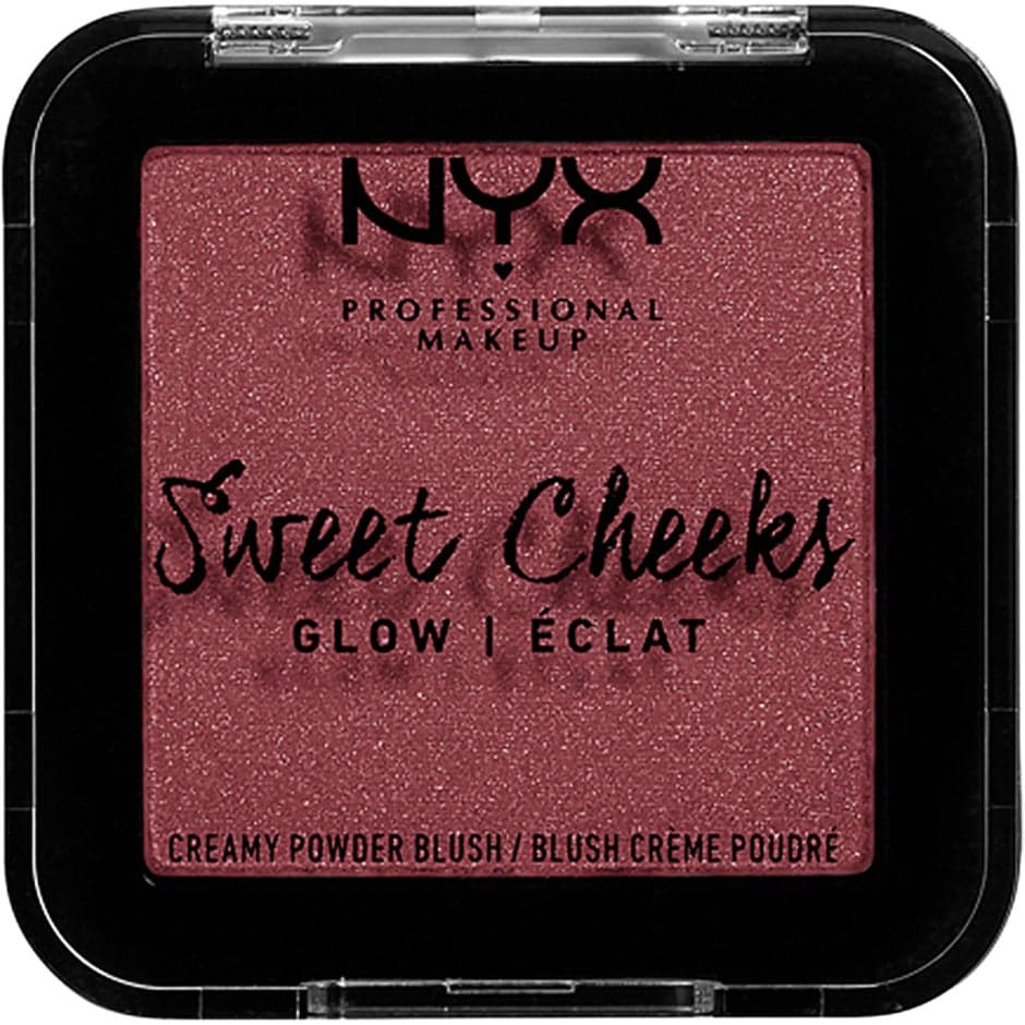 NYX Professional Makeup, Sweet Cheeks Creamy Powder Blush Glowy,