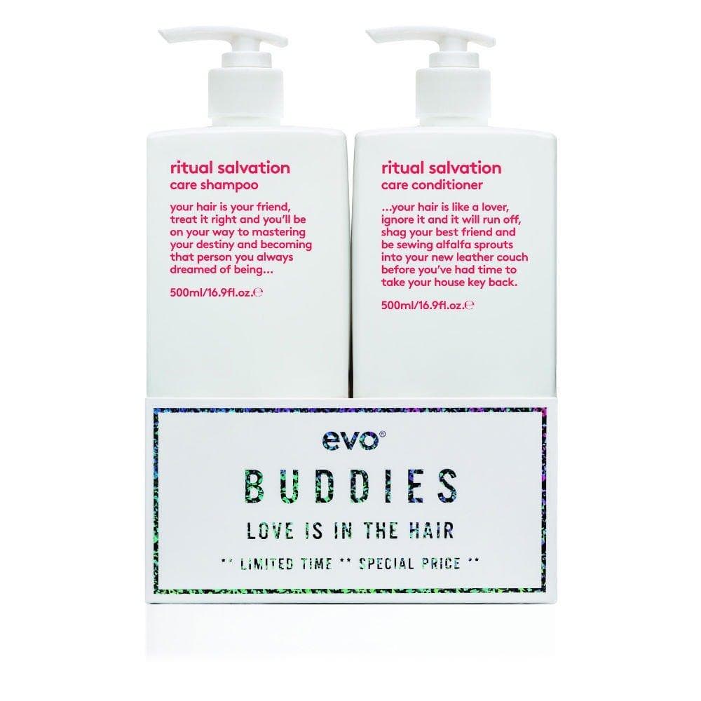 EVO Buddies Ritual Salvation Care Shampoo 500ml + Conditioner 500ml