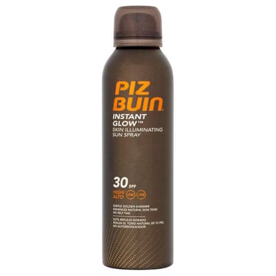 Piz Buin Instant Glow Skin Illuminating Sun Spray SPF30 150ml
