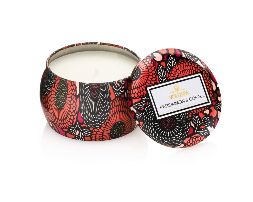 Voluspa Decorative Tin Candle Persimmon & Copal 113g