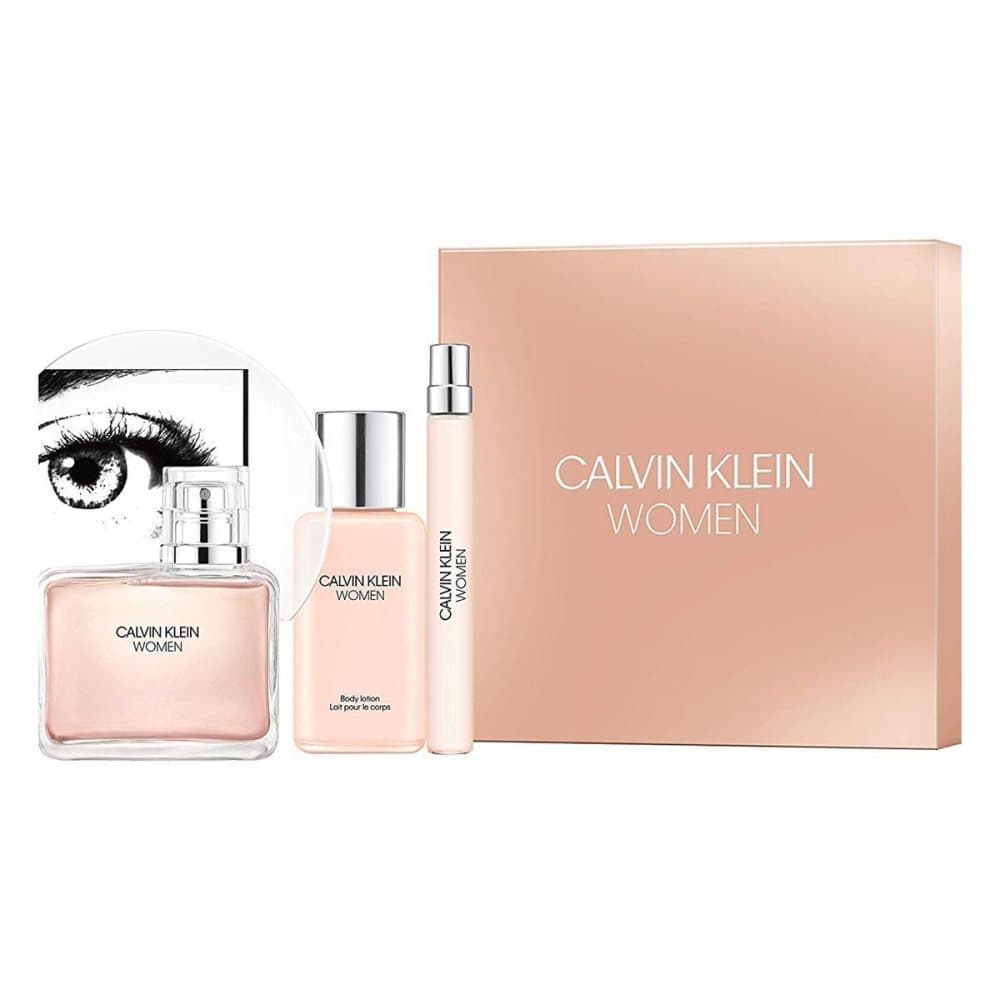 Calvin Klein Women Edp 100ml + Travelspray 10ml + Bodylotion 100ml Giftset
