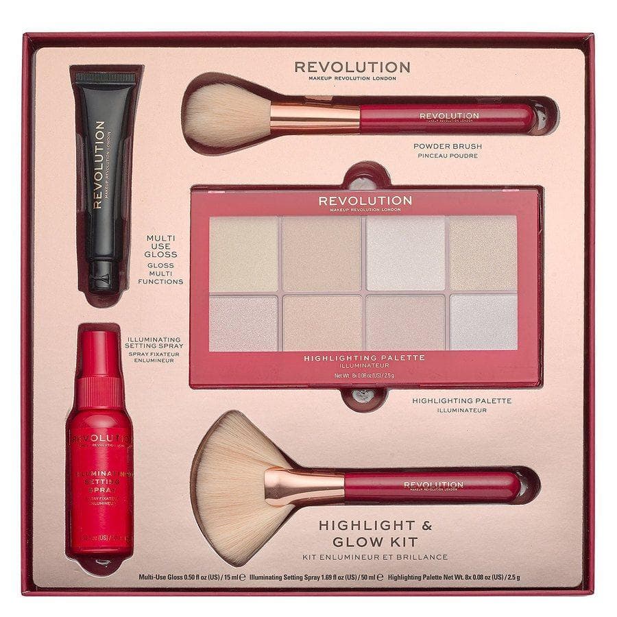 Makeup Revolution Highlight & Glow Giftset