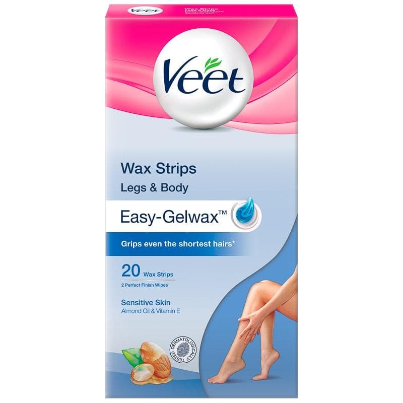 Veet Wax Strips Easy Gel Sensitive Skin 20st