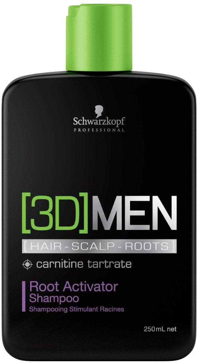Schwarzkopf 3D Men Root Activator Shampoo 250ml