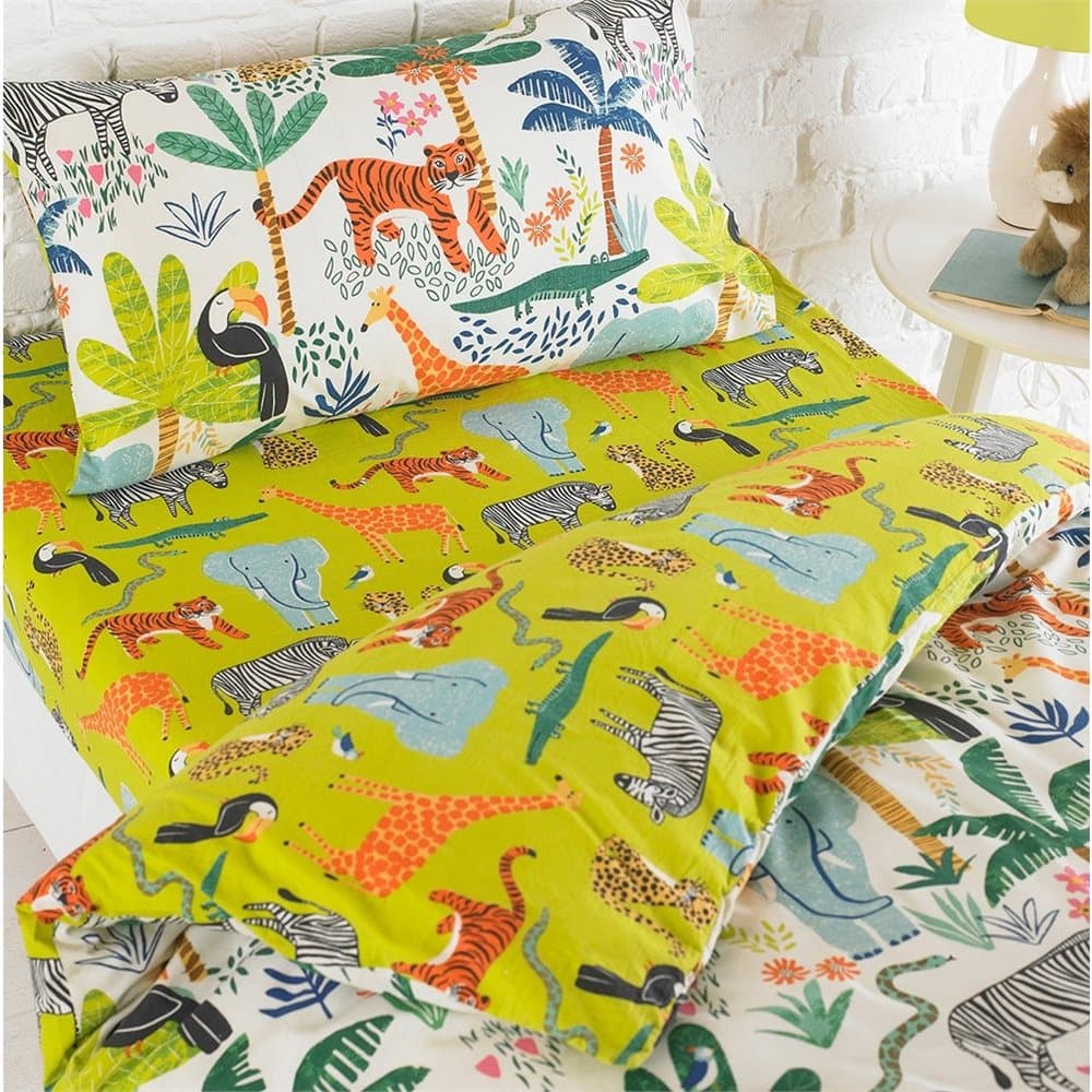 Riva Paoletti Childrens/Kids Jungletastic Fitted Sheet