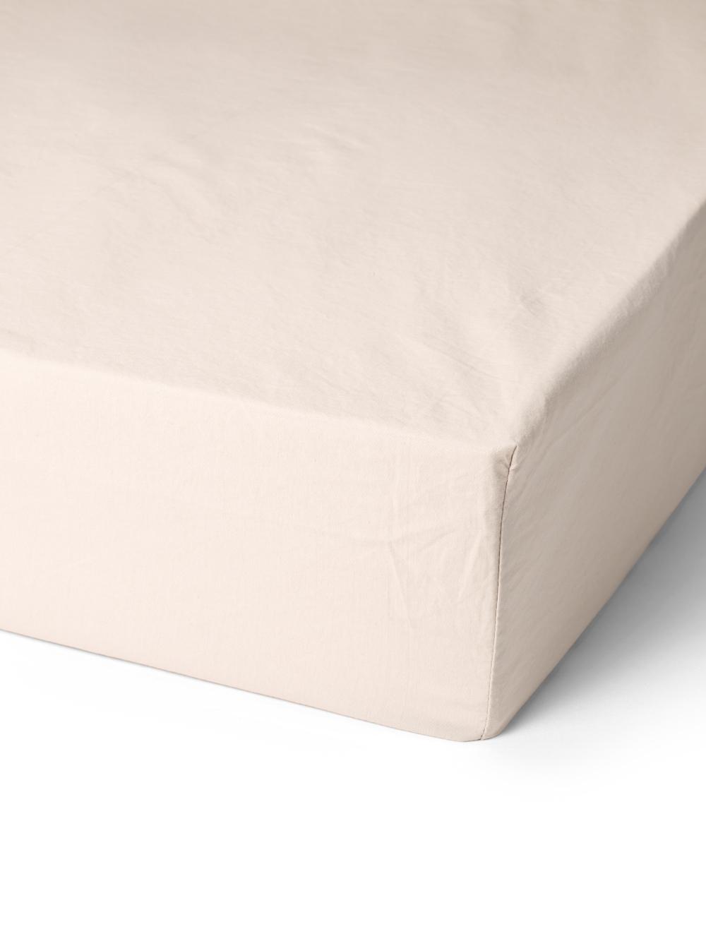 Bondeco Collection Muotoonommeltu lakana 140x200x45 Sand