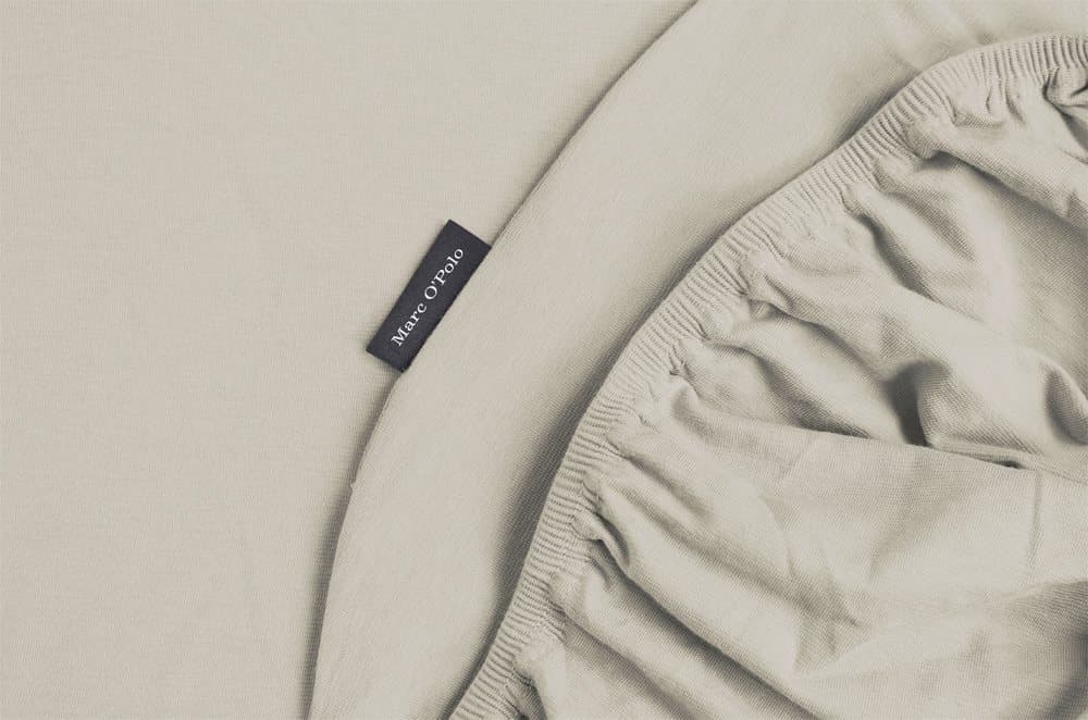 Marc O'Polo Jersey Dra-på lakan 180/200x200/220 cm Beige
