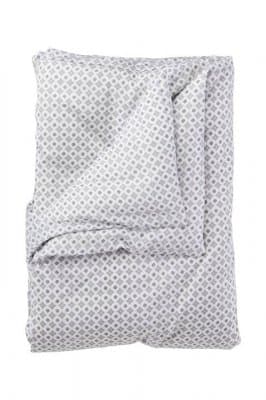 GRAND DESIGN - DUBBELPÅSLAKAN DIAMOND 230X220 CM, GRÅ