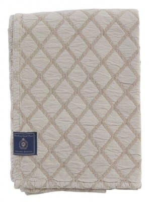 GRAND DESIGN - ÖVERKAST DUBBEL DUNBLANE DIAMOND 260X260 CM, SAND