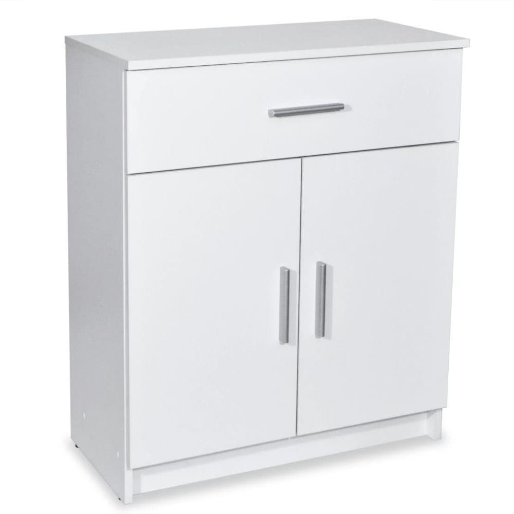 vidaXL Skjenk sponplate 71x35x88 cm hvit