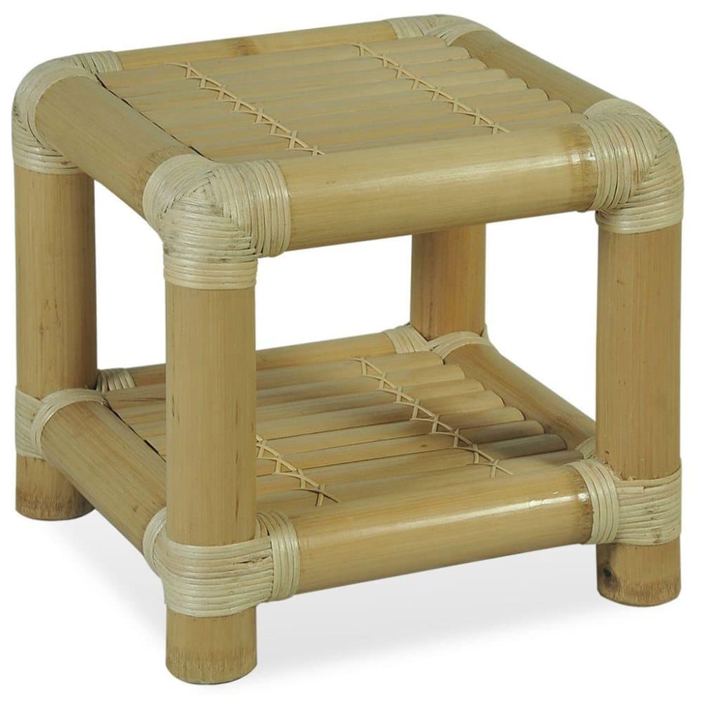 vidaXL Nattbord 40x40x40 cm bambus naturell