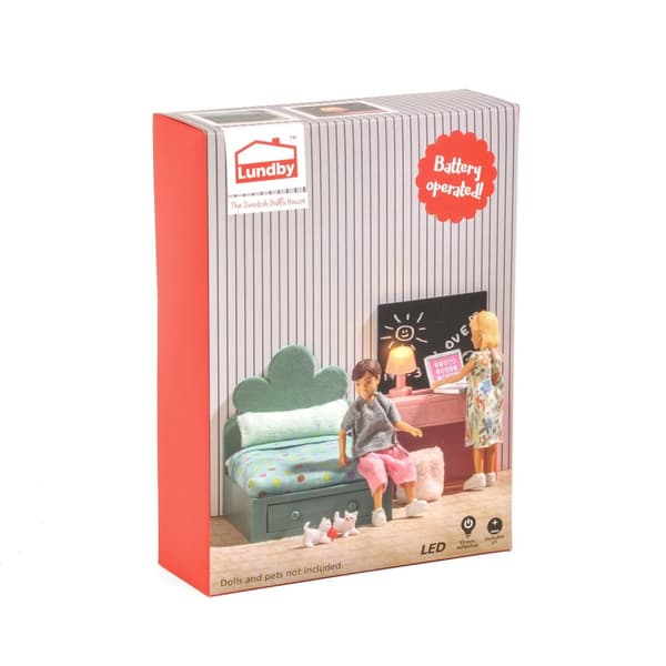 Lundby Tonårsrumset med lampa 2029